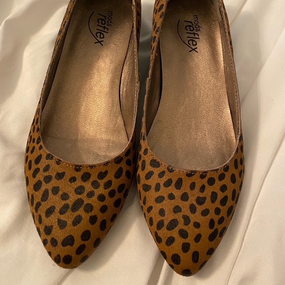 Leopard print wedge heels - Picture 2 of 4